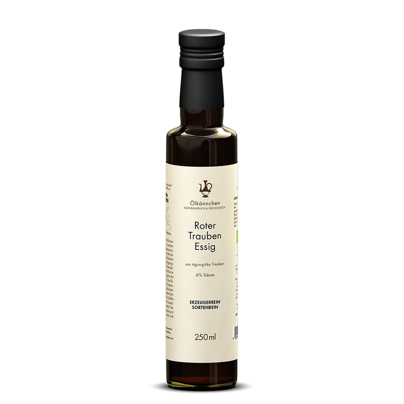 Ölkännchen Ölkännchen Roter Essig aus Agiorgitiko Trauben 6% Säure, Peloponnes GR 250ml - Produktbild