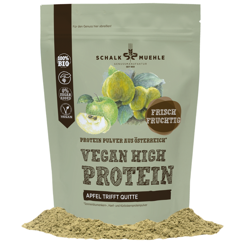 Schalk Mühle 200 g Bio Protein Pulver Mix mit Apfel- und Quitten Pulver - Produktbild