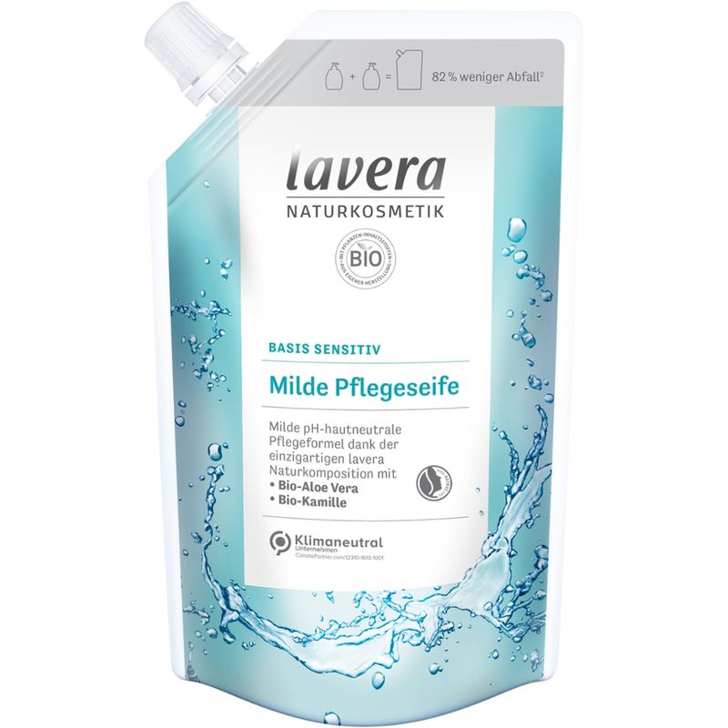lavera Nachfüllbeutel basis sensitv milde Pflegeseife - Produktbild