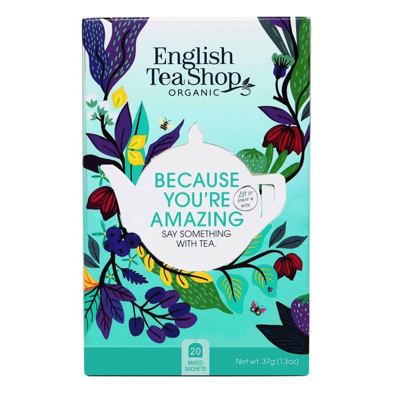 English Tea Shop ETS - "You are Amazing" Tee-Kollektion, BIO, 20 Teebeutel, 5 Sorten - Produktbild