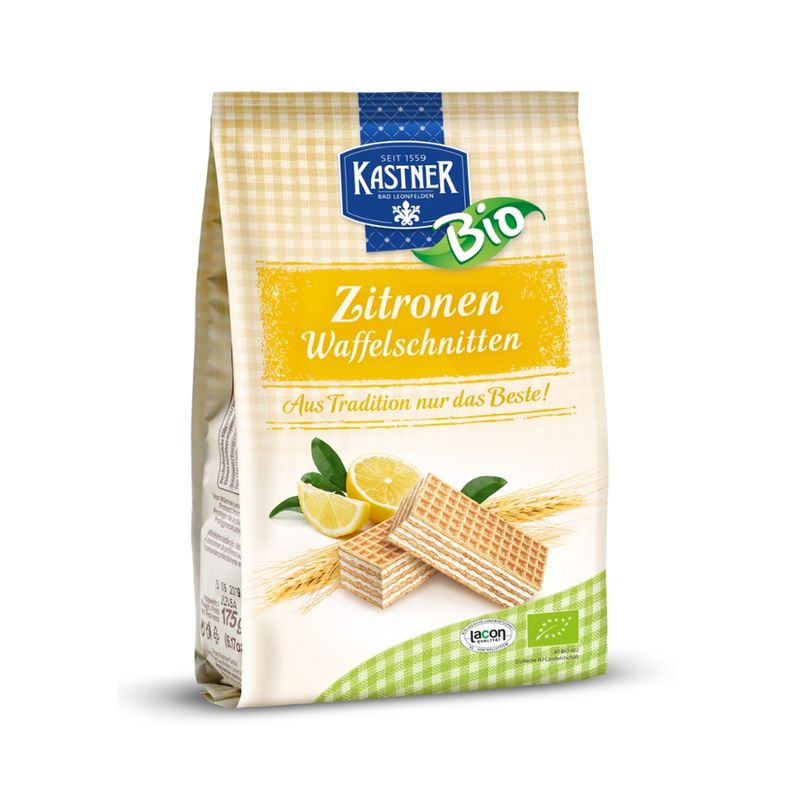 Kastner Bio-Zitronen Waffel 175g - Produktbild