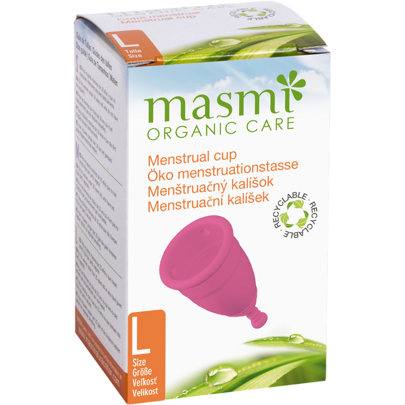 MASMI ORGANIC CARE Öko Menstruationstasse Größe L Medical TPE MASMI - Produktbild