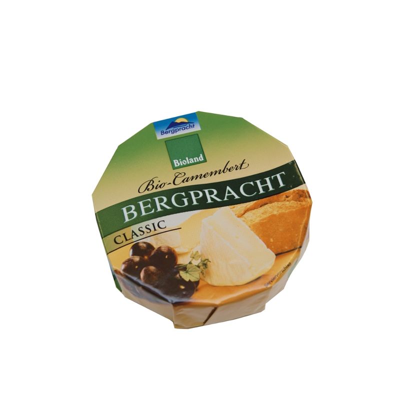 Bergpracht Bioland Bio Camembert 50% Fett i.Tr. - Produktbild