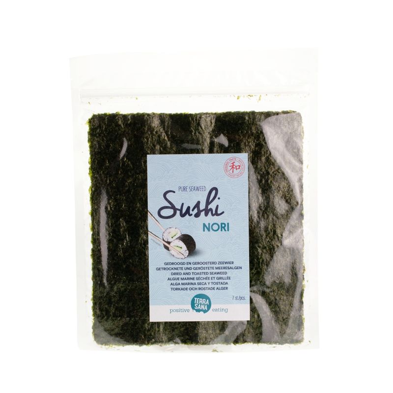 TerraSana Sushi Nori - 7 Blätter - Produktbild