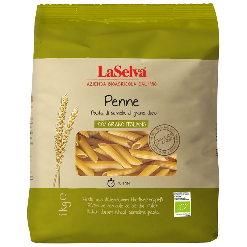 LaSelva Penne - Teigwaren aus Hartweizengrieß - Produktbild