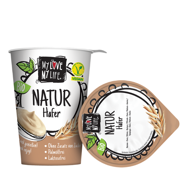 My Love My Life MyLove-MyLife Fermentierte Bio-Hafercreme Natur ungesüßt - Produktbild