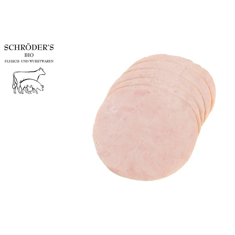 Schröder's Bio Fleisch- und Wurstwaren Putenbrustaufschnitt in Scheiben ca. 80 g - Produktbild