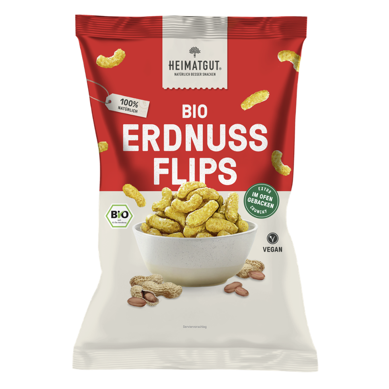 Heimatgut BIO Erdnuss Flips - Produktbild