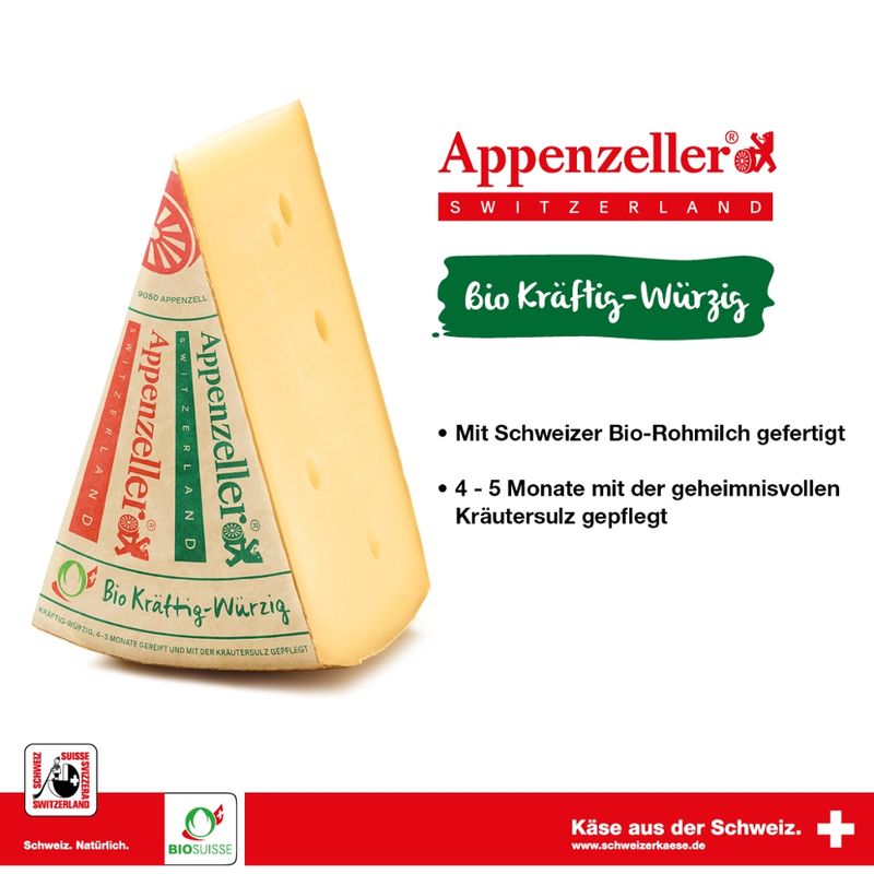 Lustenberger & Dürst SA (Le Superbe) BIO Appenzeller kräftig-würzig 4MO 1-Laib - Produktbild