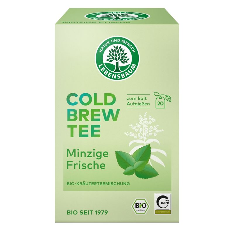 LEBENSBAUM Cold Brew Tee Minzige Frische - Produktbild