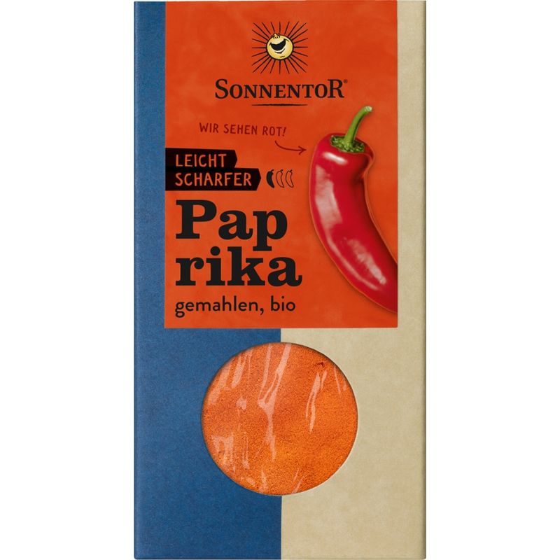 Sonnentor Paprika scharf gemahlen, Packung - Produktbild