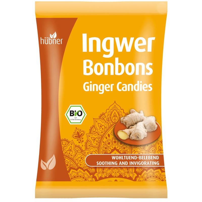 Hübner Ingwer-Bonbons BIO - Produktbild