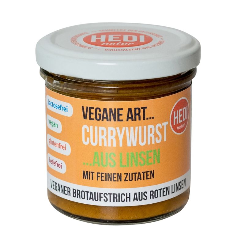 HEDI Vegane Art... Currywurst mit feinen Zutaten - Produktbild
