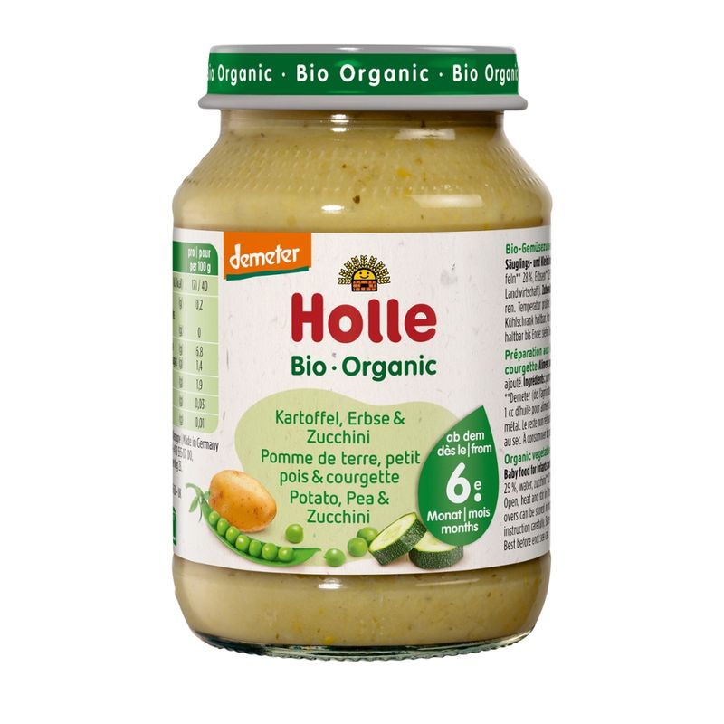 Holle  Kartoffel, Erbse & Zucchini - Produktbild