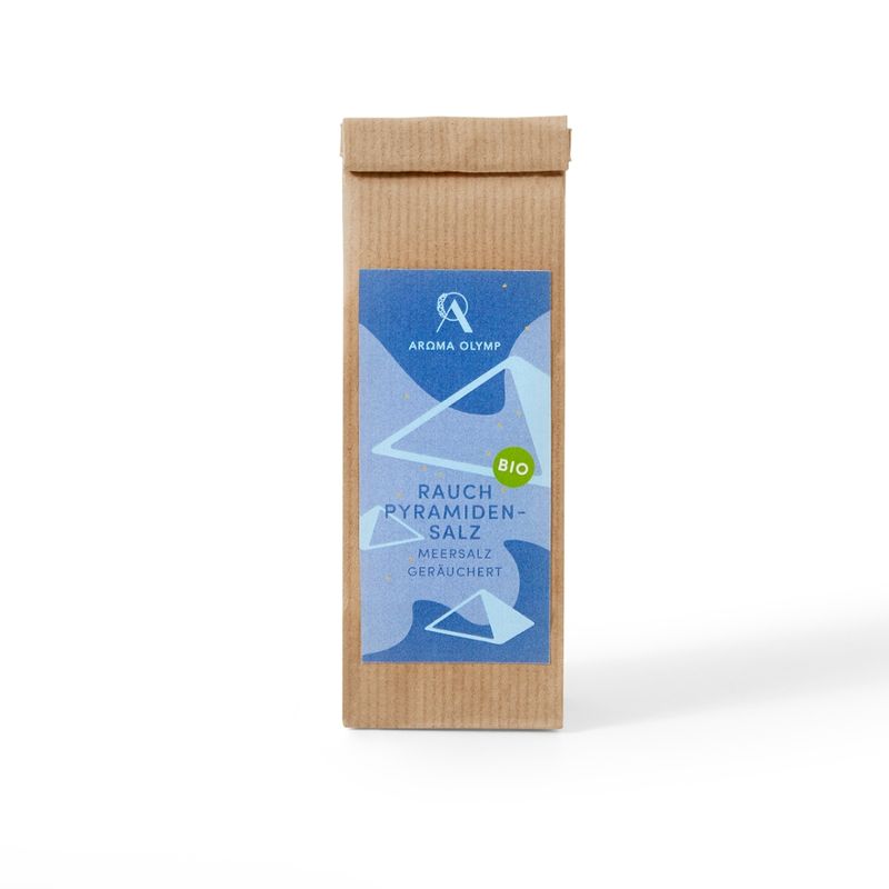 Aroma Olymp Aroma Olymp Bio Pyramiden-Rauchsalz aus Zypern in Kraftpapiertüte - Produktbild