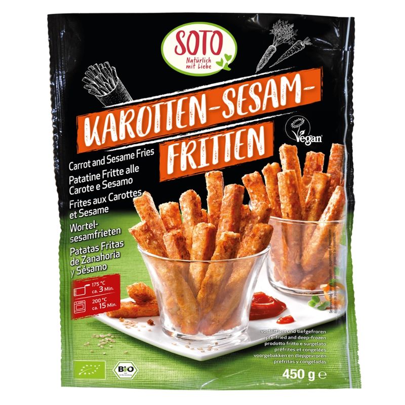 SOTO Karotten-Sesam-Fritten tiefgekühlt - Produktbild
