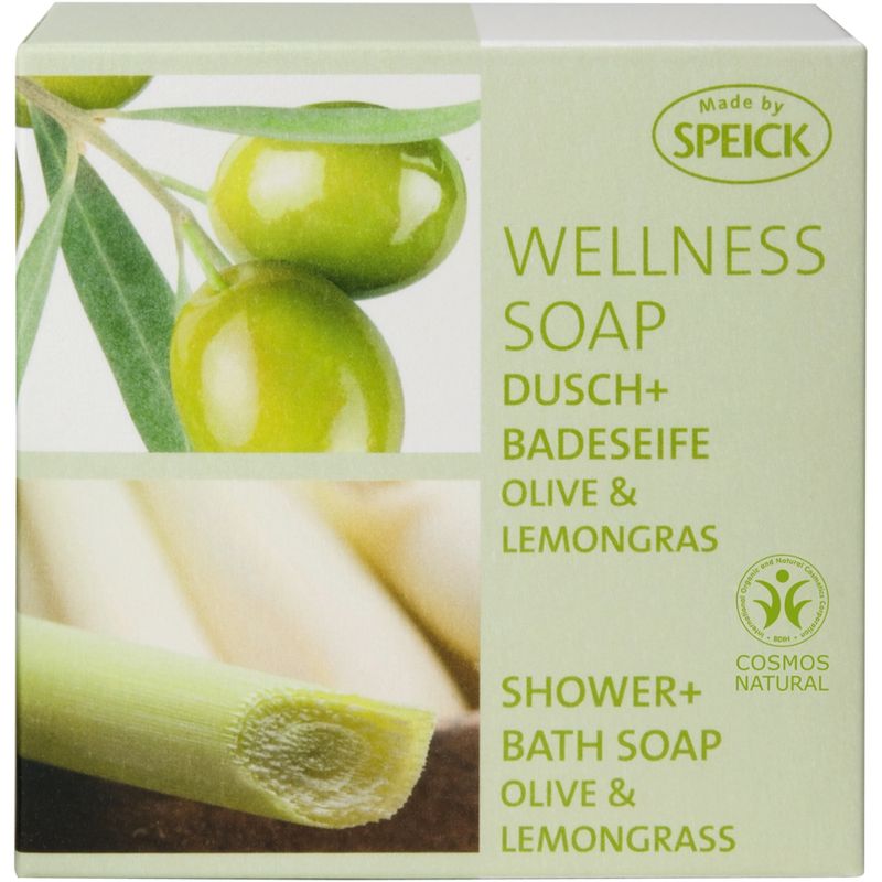 Made by Speick Wellness Soap, Dusch + Badeseife Olive & Lemongras - Produktbild