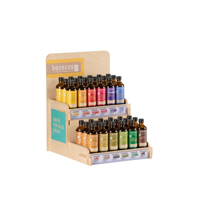 benecos bbenecosBIO Körperöl Display - Produktbild