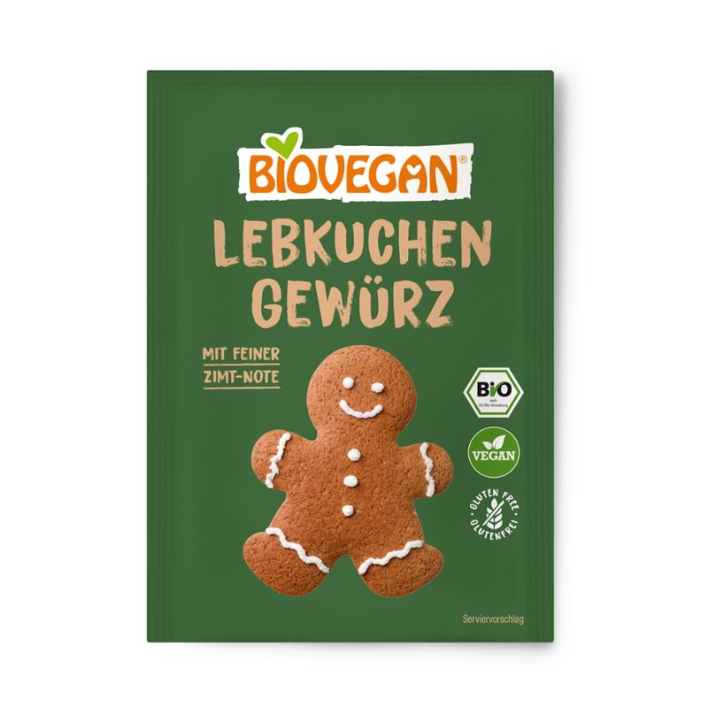 Biovegan Backgewürz Lebkuchen, mit Zimt, BIO, 15g - Produktbild