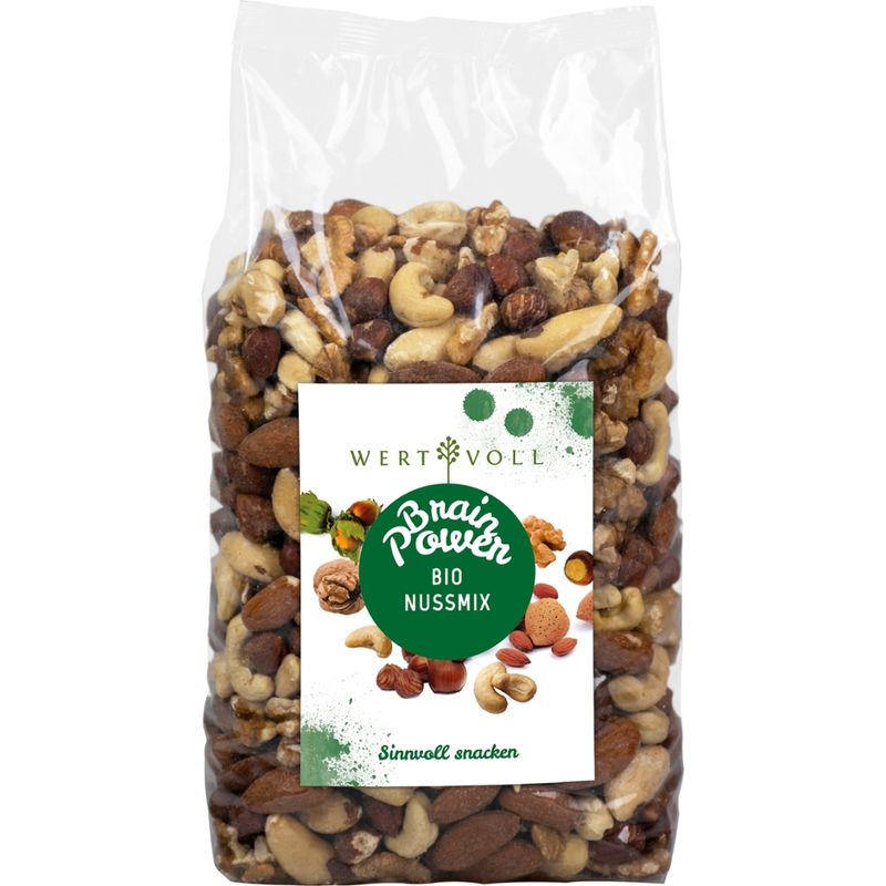 WERTVOLL WERTVOLL Bio Nussmix 1000 g, International - Produktbild