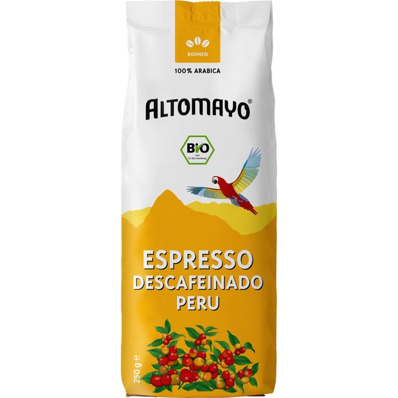 Altomayo Espresso Descafeinado Peru, Bohnen - Produktbild