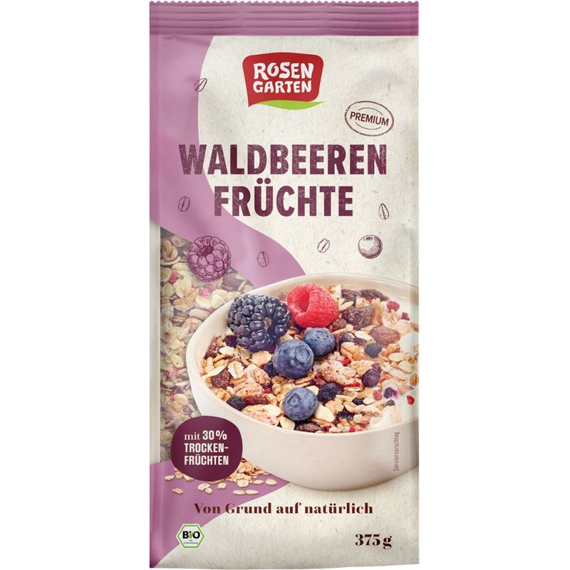 Rosengarten Waldbeeren-Früchte-Müsli - Produktbild