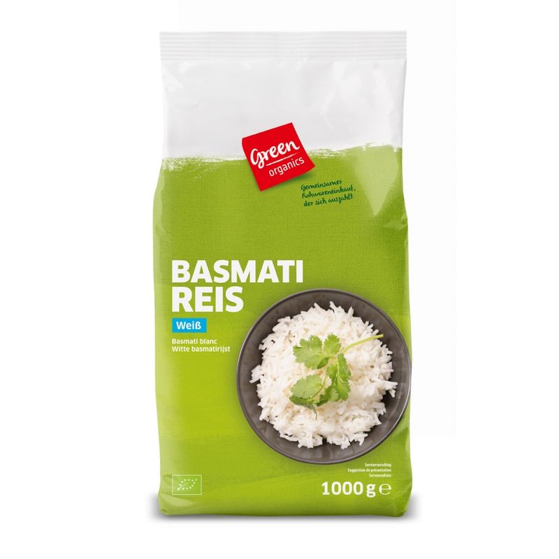 greenorganics Basmati Reis weiß 1kg - Produktbild