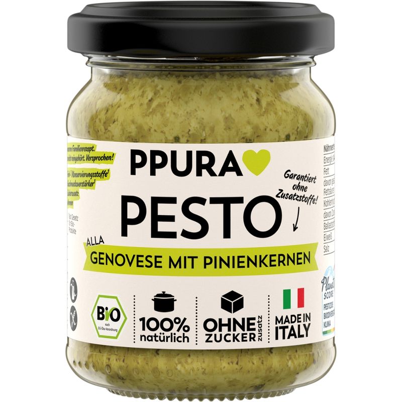 PPURA BIO Pesto Genovese mit Pinienkernen - Produktbild