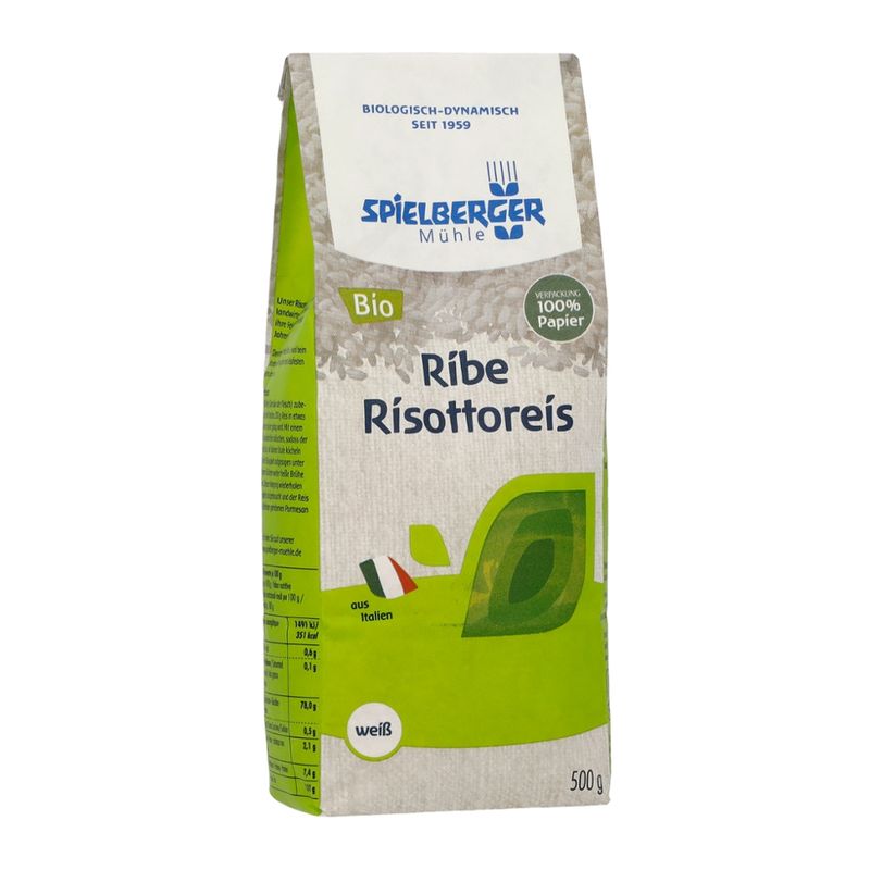 Spielberger Mühle Risottoreis Ribe, weiß, kbA - Produktbild