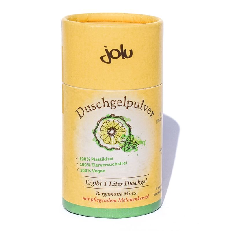 jolu Naturkosmetik Duschgelpulver Bergamotte Minze - Produktbild