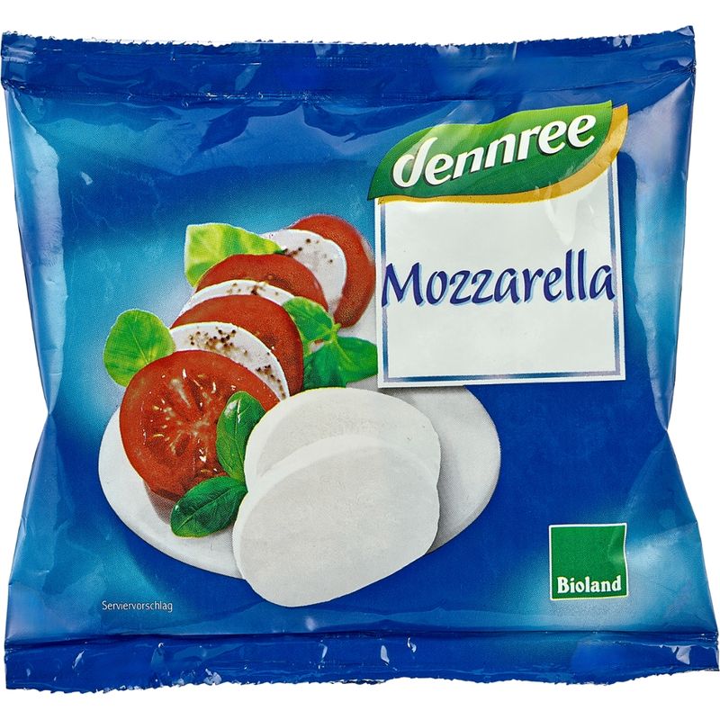dennree Mozzarella, 45% Fett i. Tr. - Produktbild