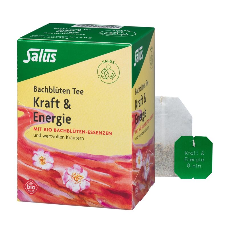 Salus® Bachblüten Tee Kraft & Energie bio 15 FB - Produktbild