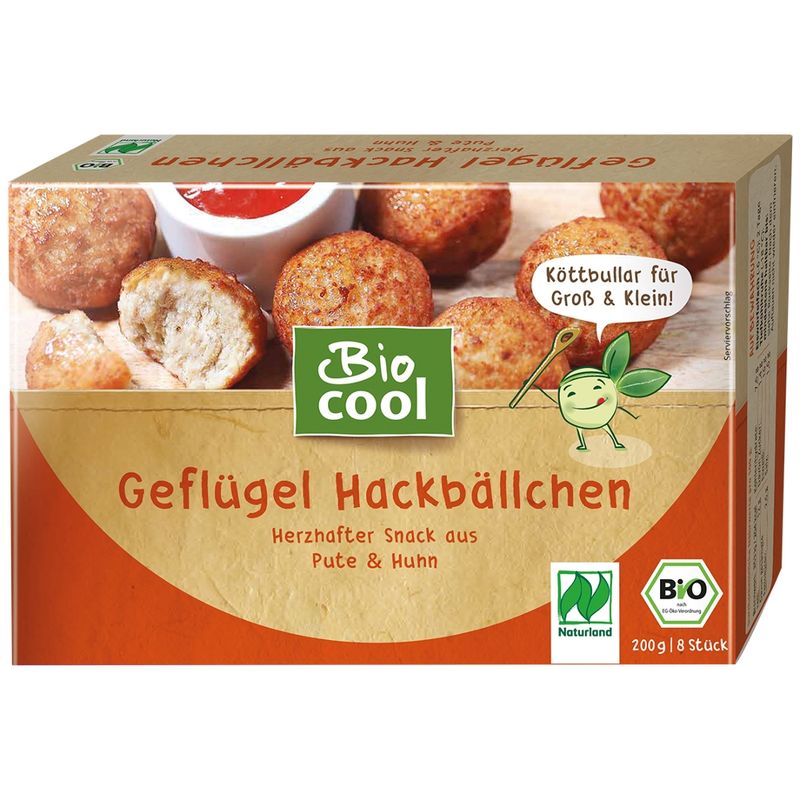 BioCool Geflügel Hackbällchen - Produktbild