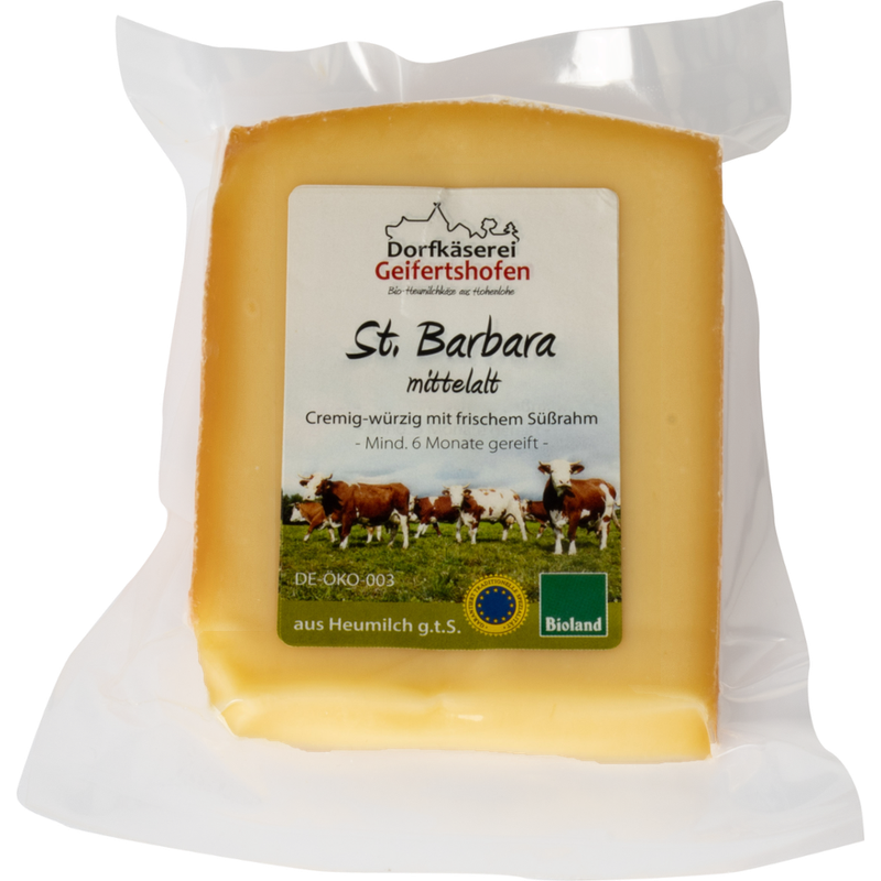 Dorfkäserei Geifertshofen St. Barbara mittelalt 140g - Produktbild