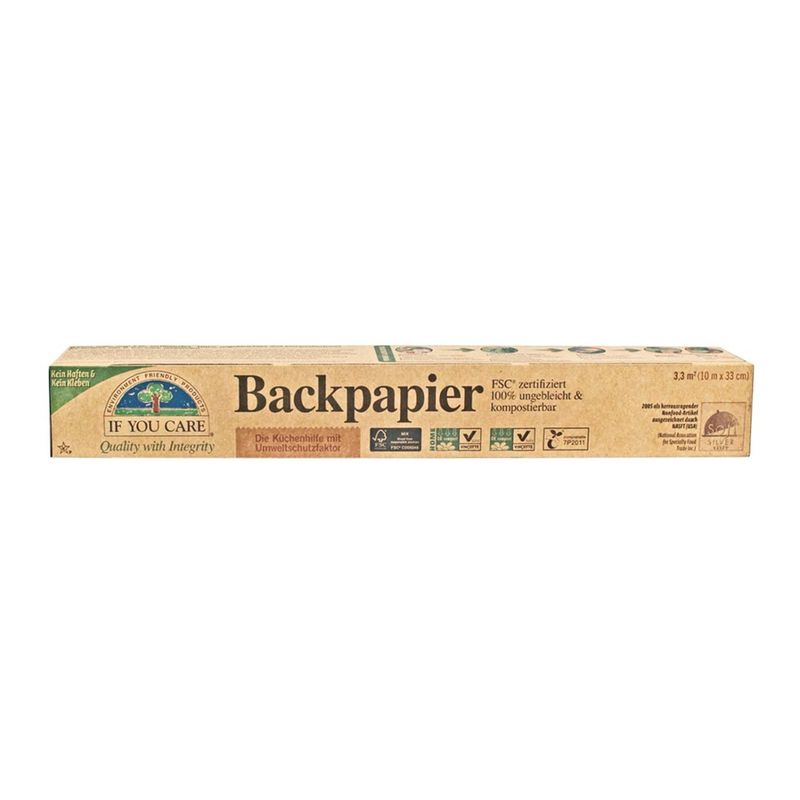 memo Handelsware IF YOU CARE Backpapier, 10 m - Produktbild