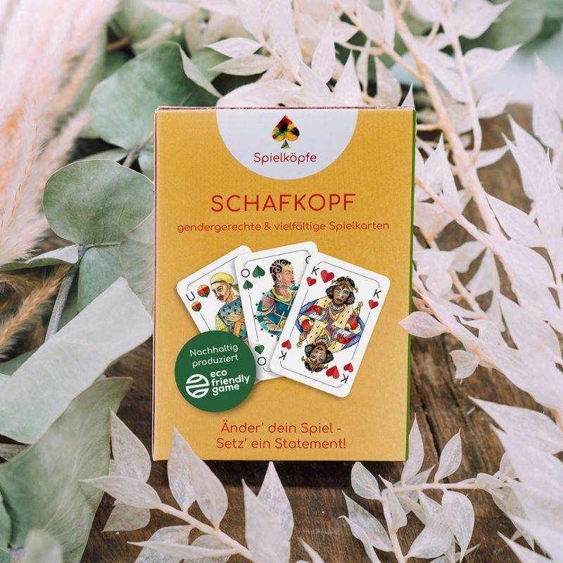 Spielköpfe Spielköpfe - Schafkopf Spielkarten - Unter – Ober – König*in - Produktbild