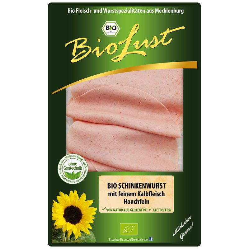 Biolust Bio Schinkenwurst, hauchfein - Produktbild