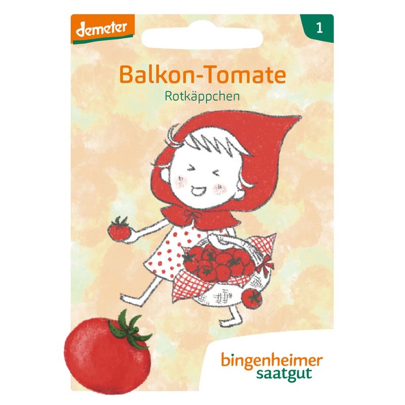 Bingenheimer Saatgut Rotkäppchen - Balkontomate (Saatgut) - Produktbild