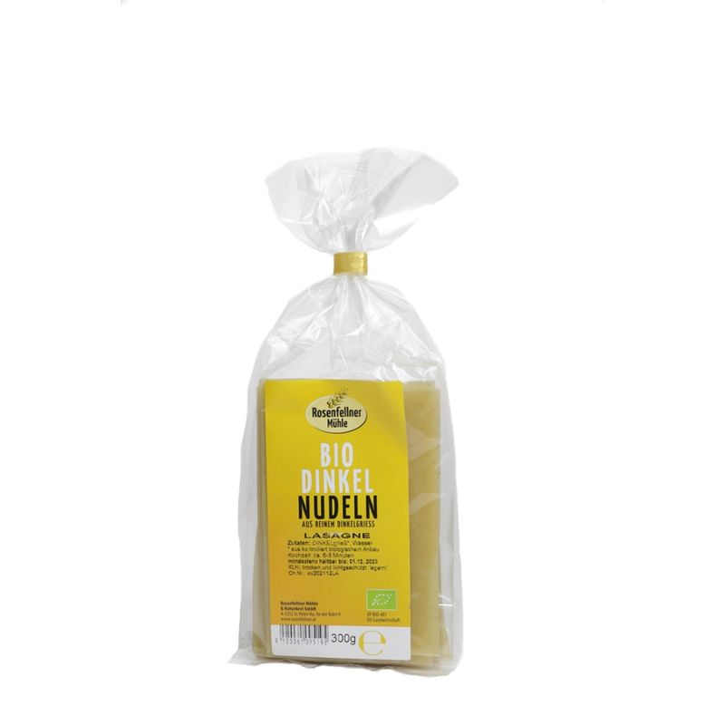 Rosenfellner Mühle & Naturkost Bio Dinkelteigwaren Lasagne 300g - Produktbild