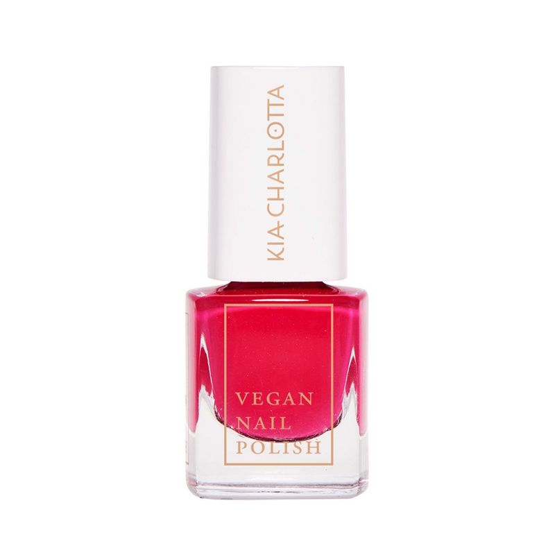 Kia-Charlotta Kia-Charlotta, Veganer Nagellack Midsummer Magic (Purpurrot), Bis zu 87% natürlich, 100% pflanzliche Lösungsmittel, Zertifiziert Vegan, Made in Germany, Premium Qualität, 5ml - Produktbild
