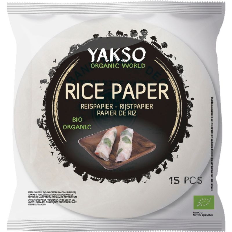 Yakso Bio-Reispapier mit Tapioka - Produktbild