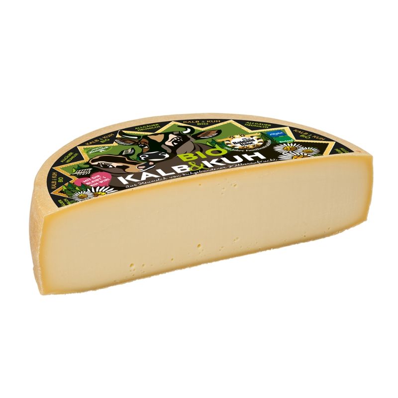 Baldauf Käse Baldauf Bio Kalb und Kuh Käse 1/2 Laib - Produktbild