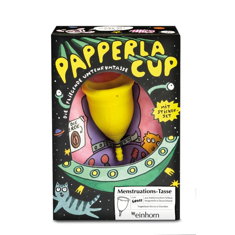 einhorn products GmbH einhorn Menstruationstasse Papperlacup Gr. M - Produktbild