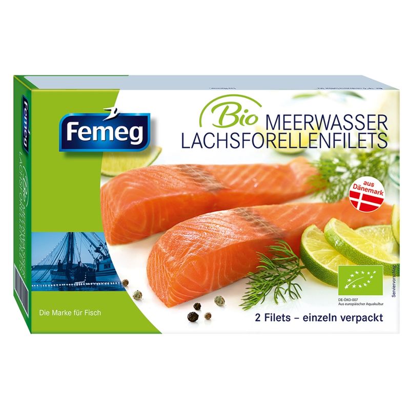 Femeg FEM Bio Meerwasser Lachsforellenfilet - Produktbild