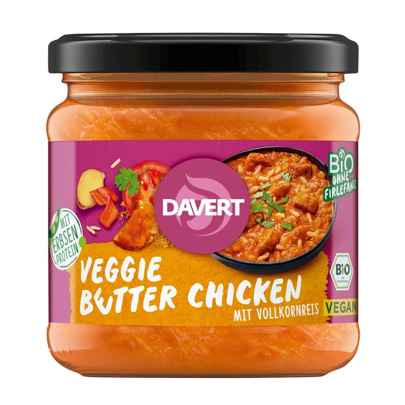 Davert Veggie Better Chicken mit Reis 320g - Produktbild
