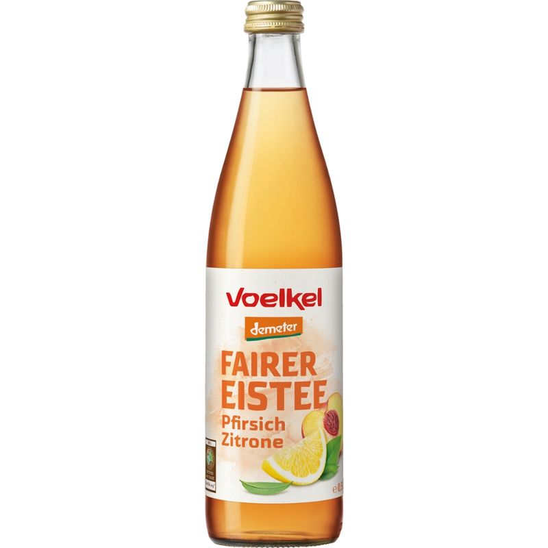 Voelkel Fairer Eistee Pfirsich Zitrone - Produktbild