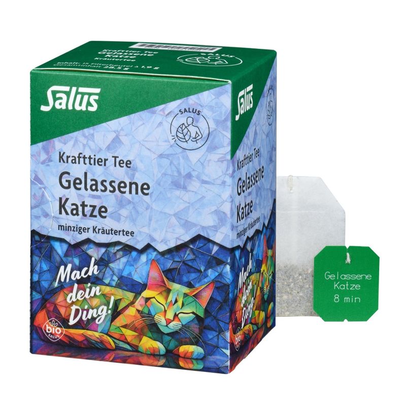 Salus® Krafttier Tee Gelassene Katze bio 15 FB - Produktbild