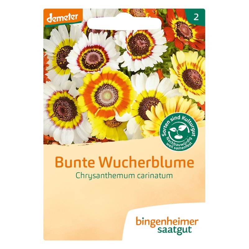 Bingenheimer Saatgut Bunte Wucherblume - Blumen (Saatgut) - Produktbild