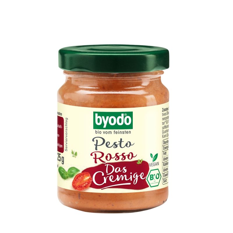 Byodo Byodo Pesto Rosso, cremig, 125 g - Produktbild