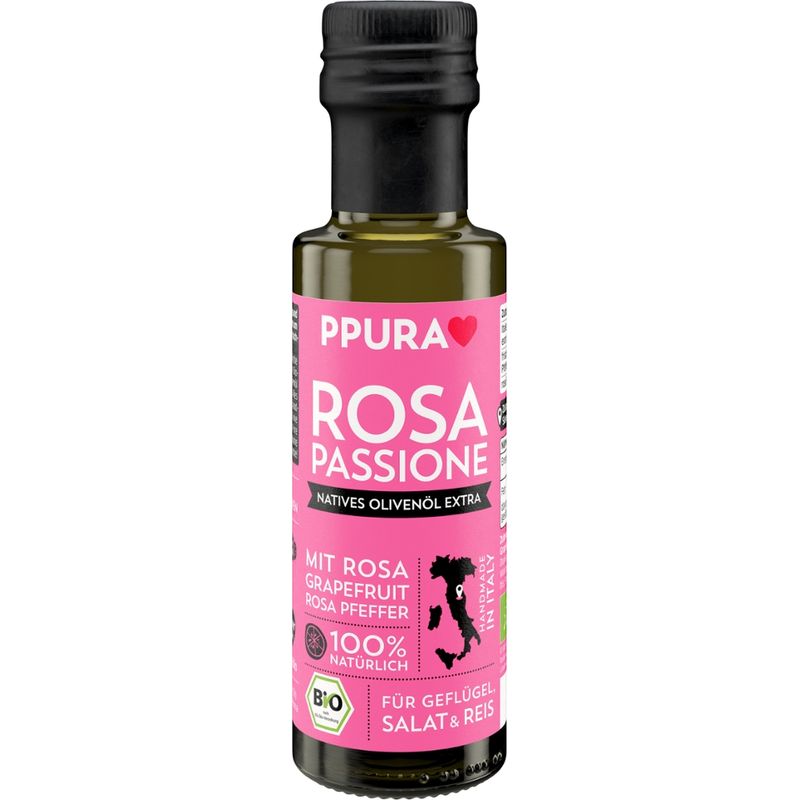 PPURA Oivenöl Rosa Passione BIO - mit Grapefruit, rosa Pfeffer - Produktbild